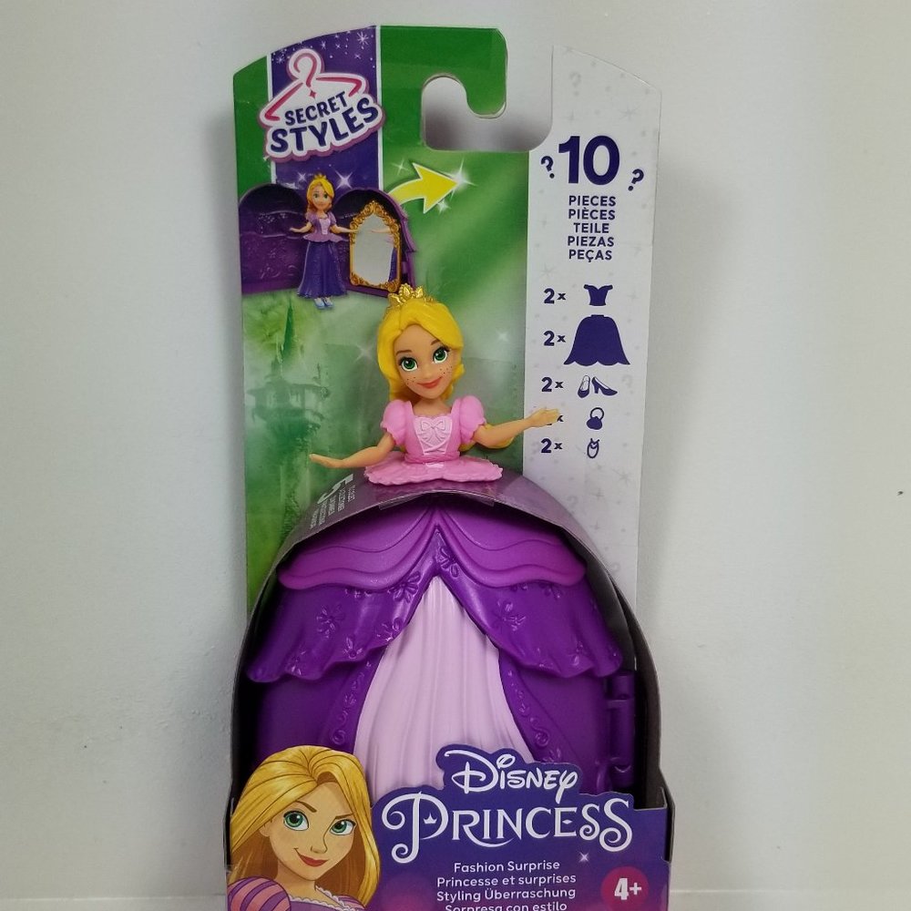 Fashion Surprise Princess Rapunzel 10 pcs ages 4+ great as a cake toper